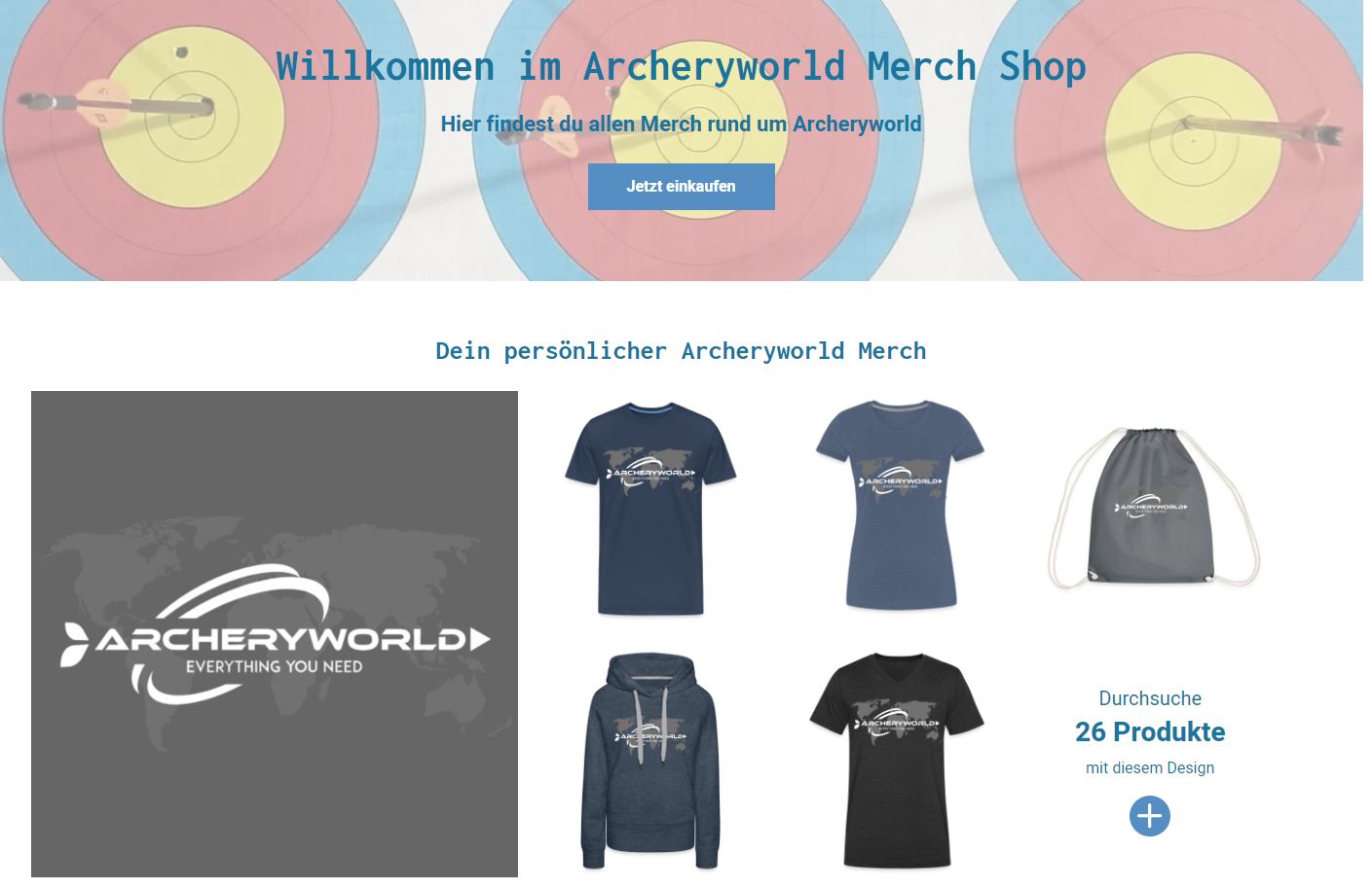 Bilder vom Merche-Onlineshop ArcheryWorld